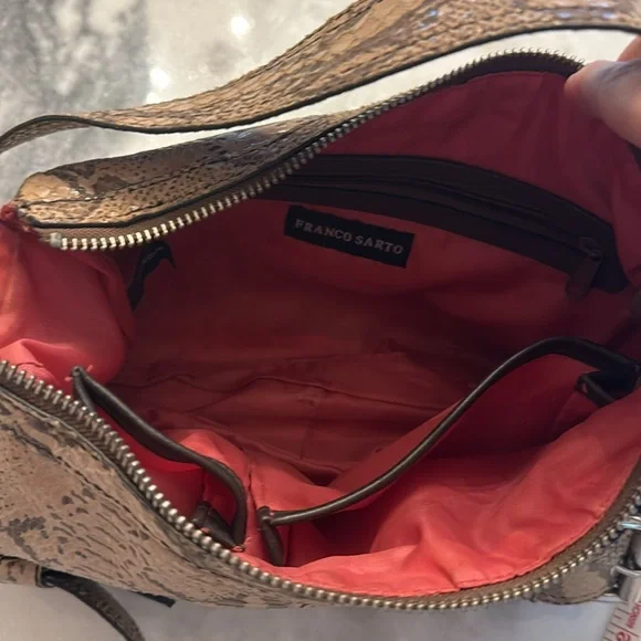 Franco Sarto python shoulder bag - Picture 11 of 11
